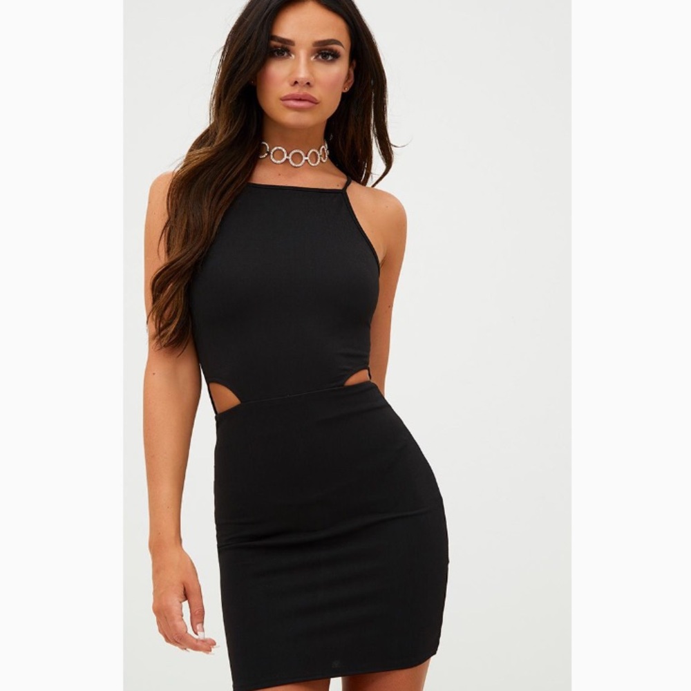 PLT Women’s Bodycon Black Dress NWT
